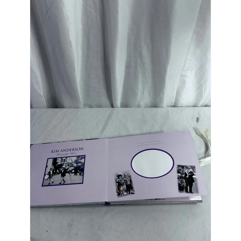 Kim Anderson Photograph Album Set 9x7.5 Multi Color Nostalgic Kids Unisex 2pc